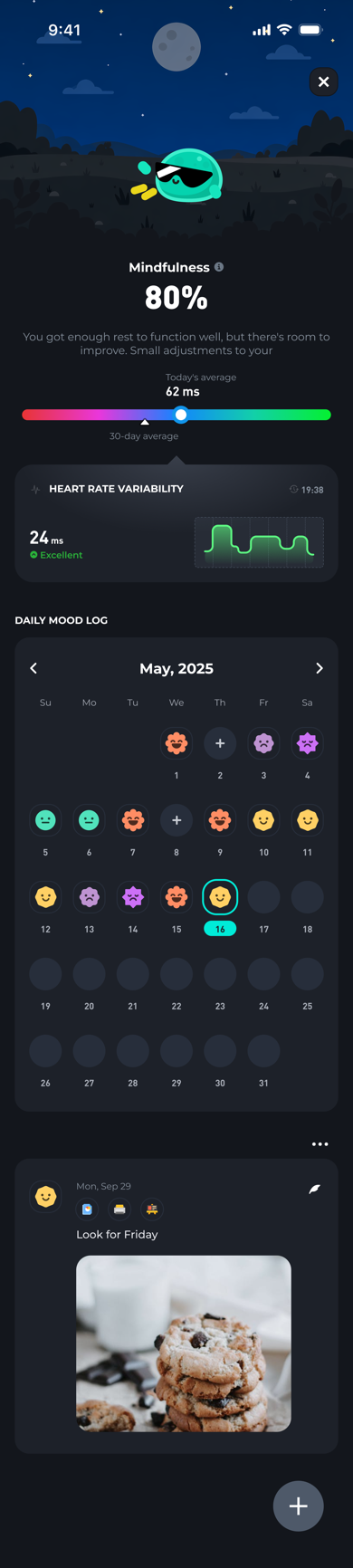 Hea Mindfulness Score page